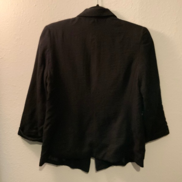 Lauren Conrad Fitted‎ Blazer Business  Casual Size 6 Black - Picture 2 of 5